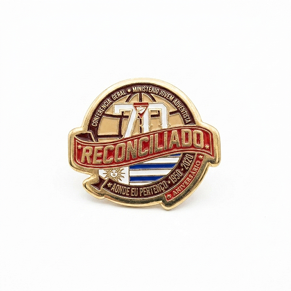 ARGANEL/PRENDEDOR DE LENÇO RECONCILIADO, 70 ANOS DESBRAVADORES