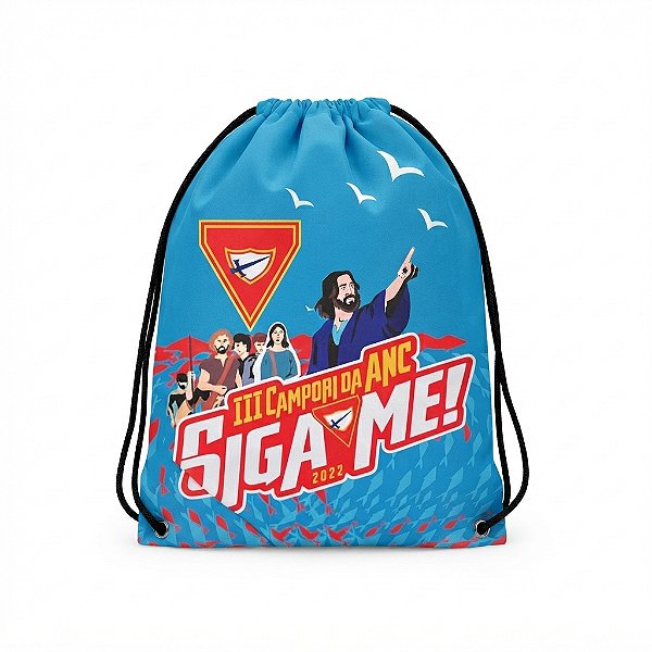 SACOCHILA CUSTOMIZADA, CAMPORI SIGA ME