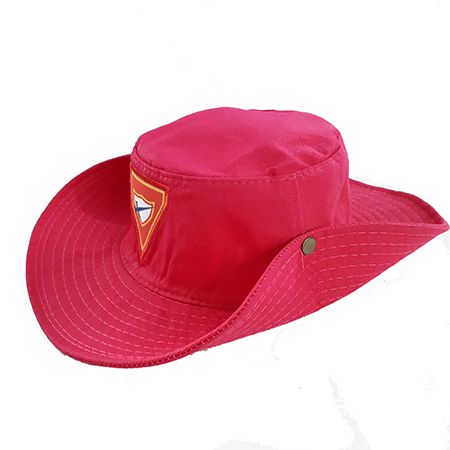 CHAPÉU AUSTRALIANO, ROSA COM LOGO D1