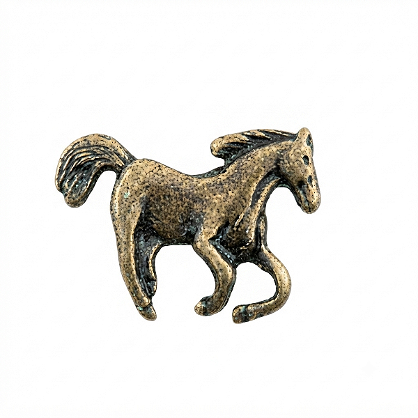 ARGANEL/PRENDEDOR DE LENÇO CAVALO CORRENDO