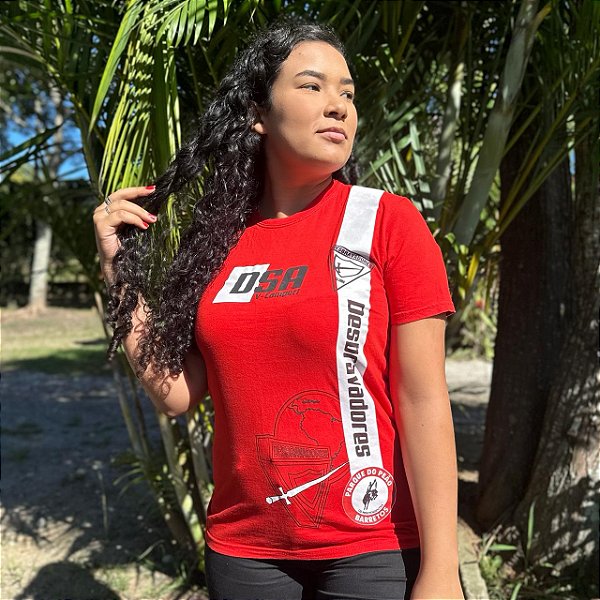 CAMISETA DSA, VERMELHA
