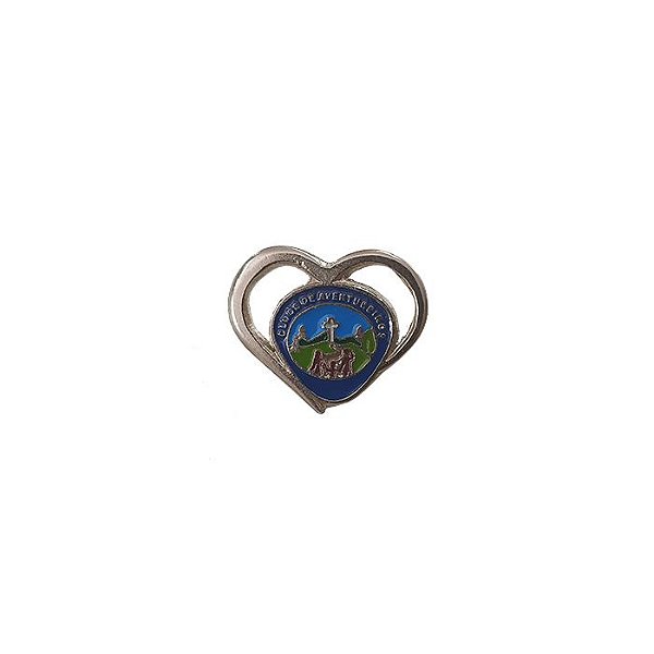 Pin, coração AVT, vazado