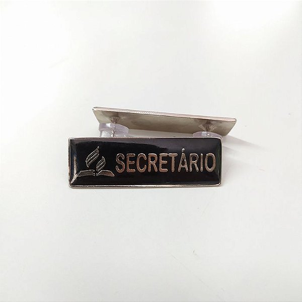 Tira de cargo Funções de Igreja metal, Secretário Níquel