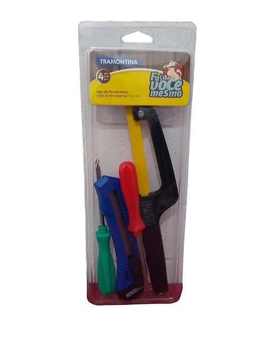 Jogo de ferramentas 4 peças Tramontina.
