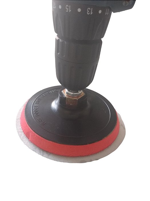 Disco de borracha com velcro 4" 1/2" - 115mm x M14 Vila.