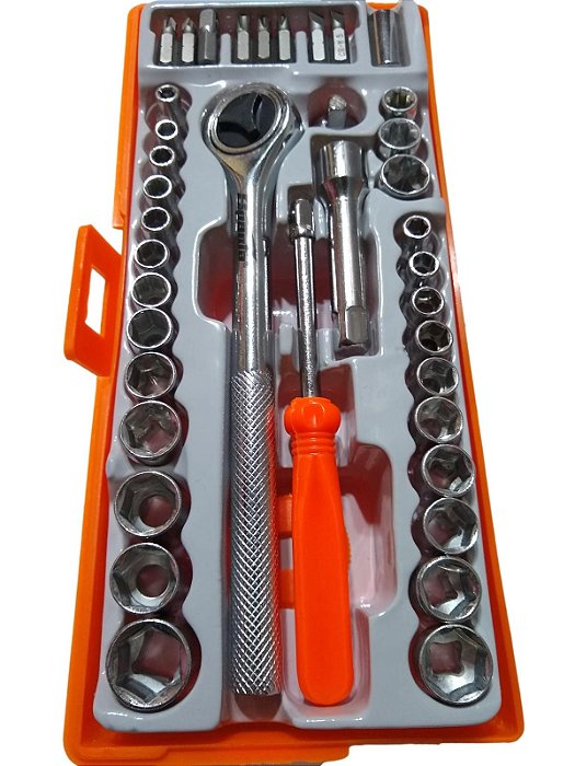 Jogo de soquetes 40 peças Sparta.