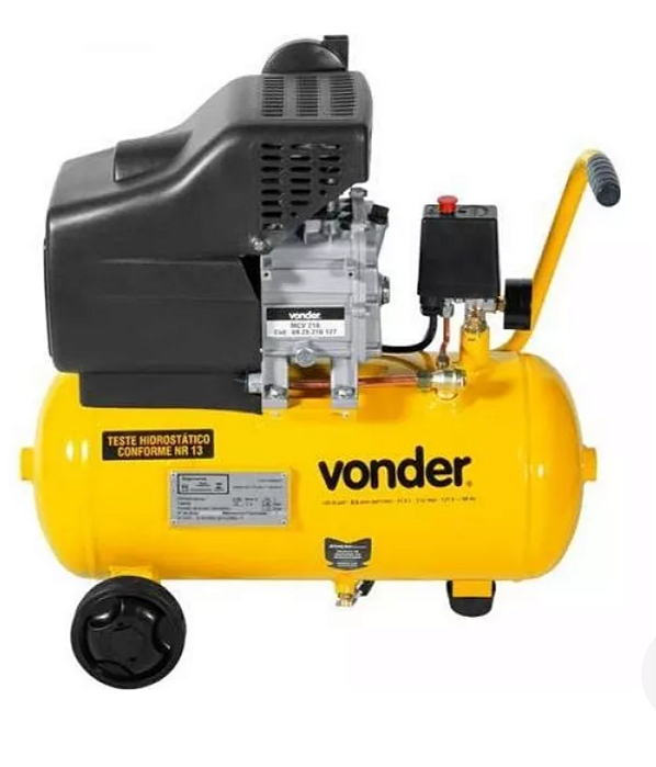 Compressor de ar 21,6L 6,5 pés 220V 2CV MCV-216 Vonder.