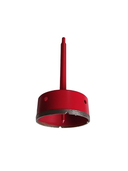 Serra copo diamantada com haste 100mm Fertak.