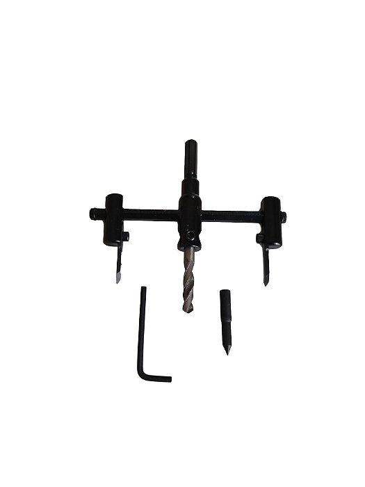 Furador ajustável circular 30 a 120mm Fertak.