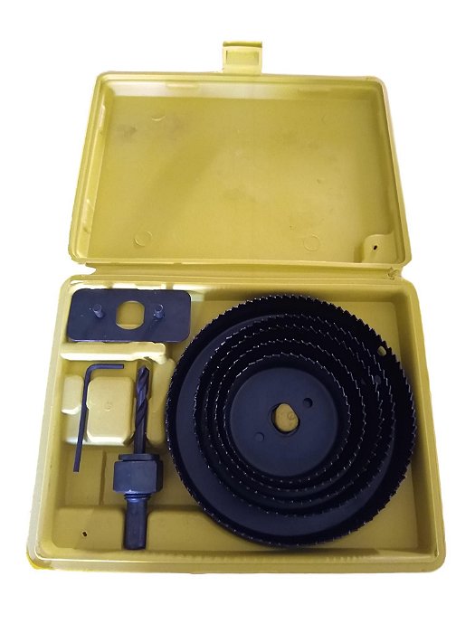 Jogo de serra copo 8 peças Fertak.