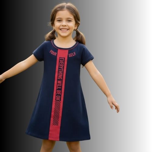 Vestido Lettering Infantil Feminino Kely Kety