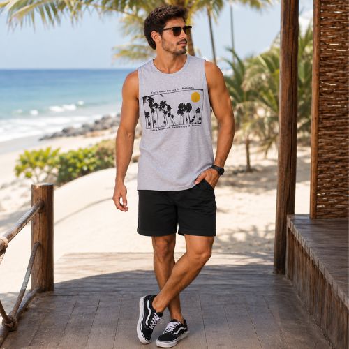 Regata Estampada Masculina Hering
