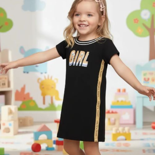 Vestido Infantil Canelado Kely Kety