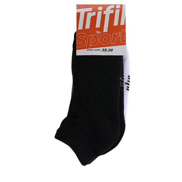 Kit 3 Pares de Meias Cano Curto Sport  Trifil T0800