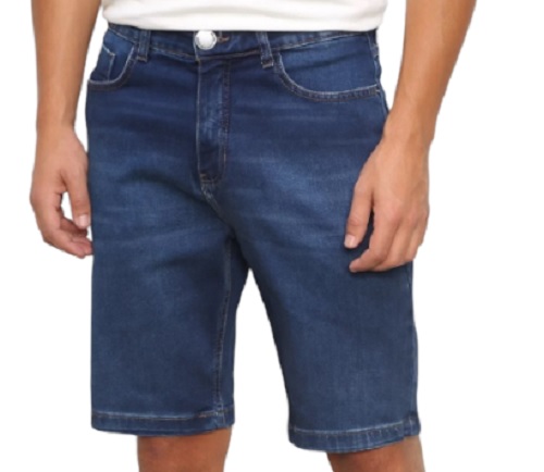 Bermuda Jeans Masculina Slim Hering