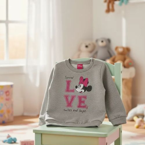 Blusão Minnie Moletom Flanelado Disney