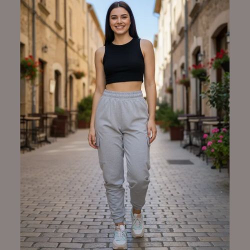 Calça Jogger Cargo Feminina Estilo do Corpo