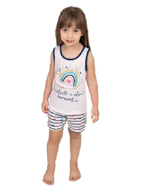 Pijama Infantil Feminino Ao Infinito e Além  Izitex