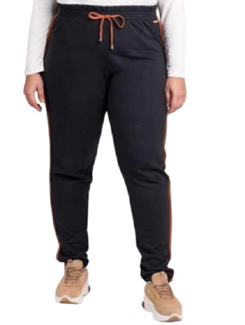 Calça Feminina Plus Size Moleton Peluciado  Cereja Rosa