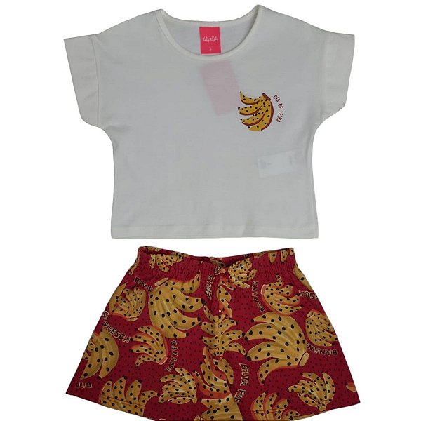 Conjunto Feminino Verão  Kely Kety Shorts Soltinho