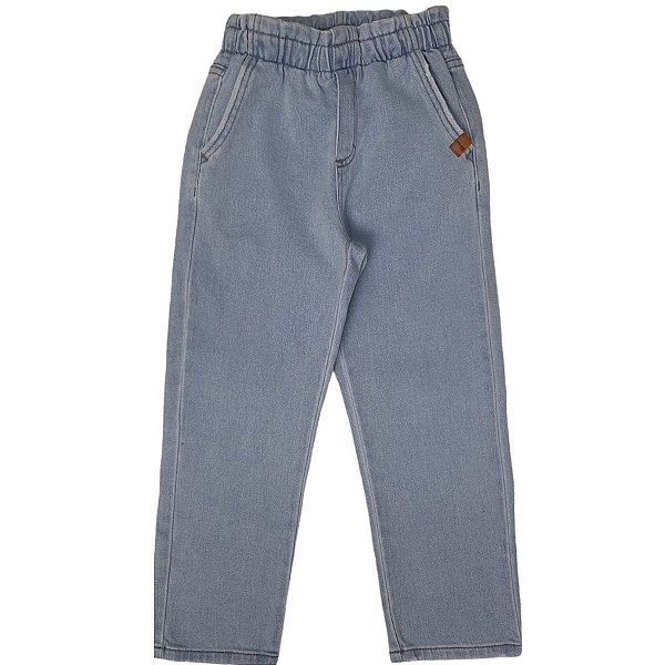 Calça Jeans Paper Bag Infantil Menina Malwee Kids