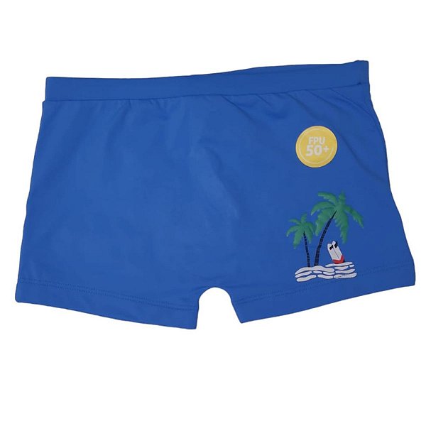 Sunga Infantil Boxer Azul Hering kids