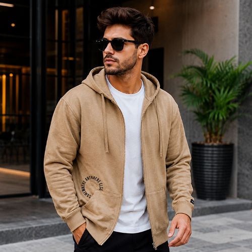 Jaqueta Masculina Flamê com Capuz -Enfim
