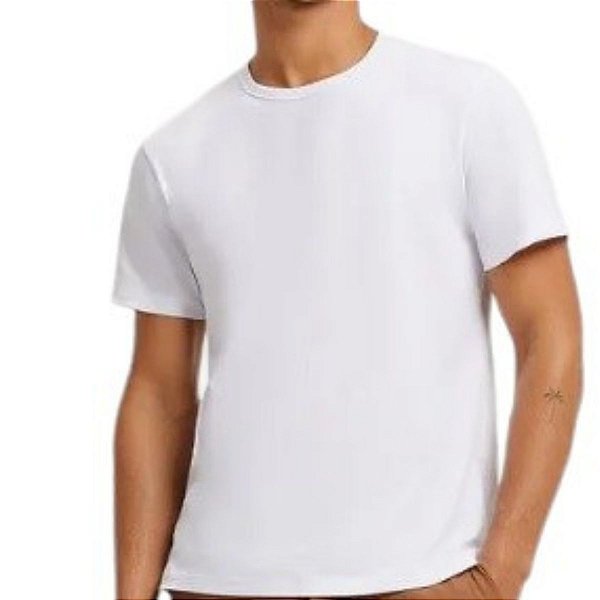 Camiseta Básica Masculina Manga Curta Slim