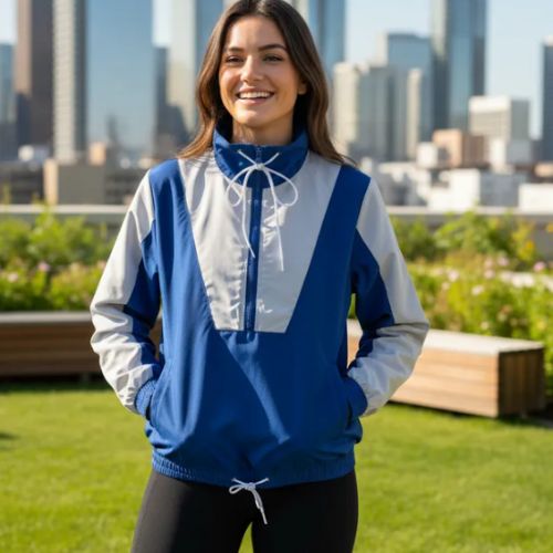 Jaqueta  Corta Vento Feminina Gola Alta -Enfim