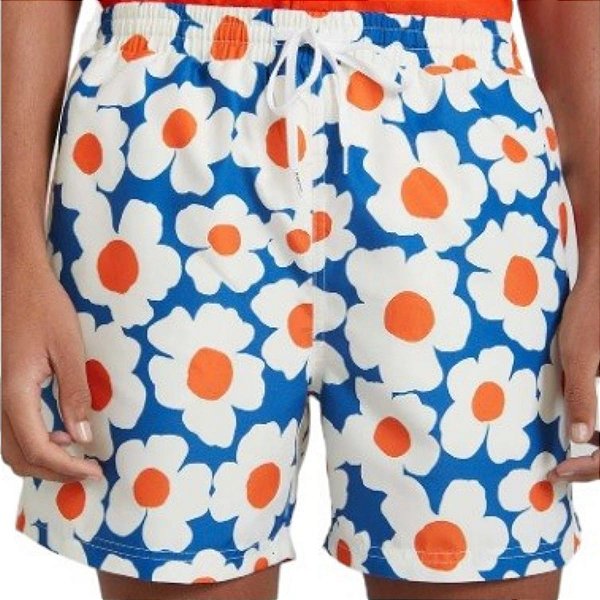 Shorts Praia Masculino Estampado Hering