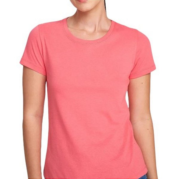 Blusa Feminina Básica Manga Curta Slim- Hering