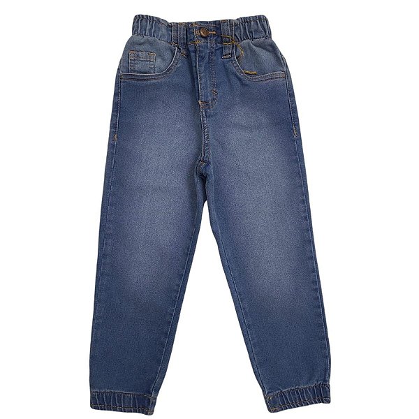 Calça Jeans Jogger  Menino - Carinhoso