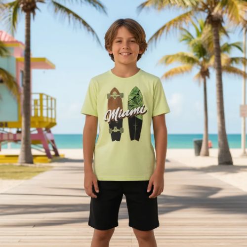 Conjunto Menino Curto Skate  Shorts e Camiseta - Rei Rex