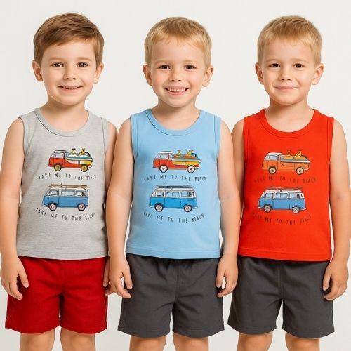 Conjunto Menino 2pçs Curto Infantil   Rei Rex