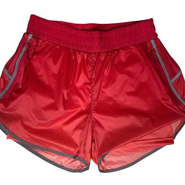 Short  de Treino Feminino Duplo com Bolsos Laterais Enfim Active