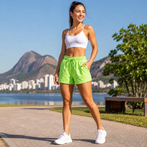 Shorts Treino Feminino Básico Enfim Active
