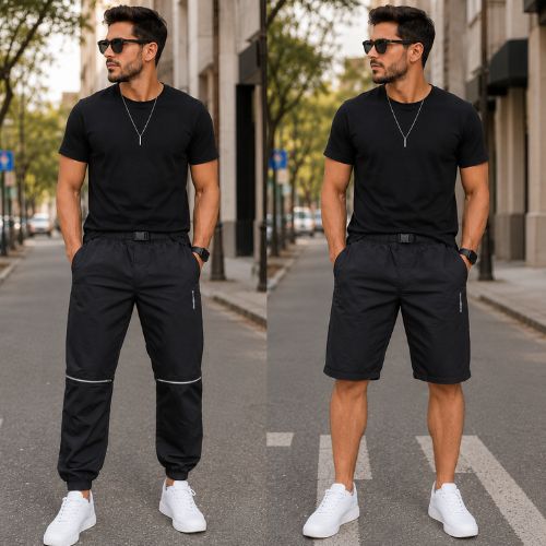 Calça Jogger Masculina 2 em 1 -Enfim Active