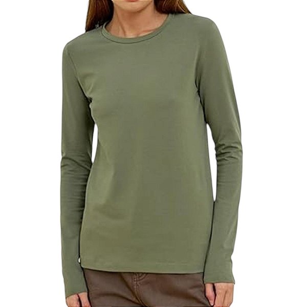 Blusa Básica Manga Longa Feminina Hering
