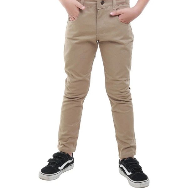Calça Infantil Sarja com Elastano Skinny  2º Escolha Malwee Kids