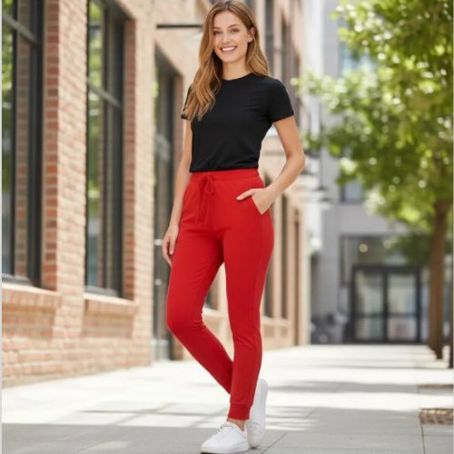 Calça Feminina Jogging Moletom Stretch Malwee