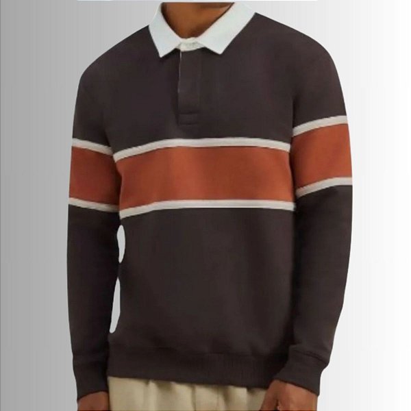 Blusão Masculino em Moletom Peluciado Com Recortes Hering