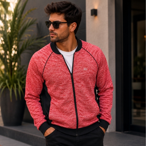 Jaqueta Masculina Estilosa Em Neoprene - Enfim