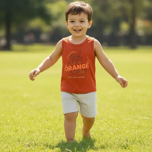 Conjunto Verão Infantil Masculino Regata e Shorts – Rei Rex