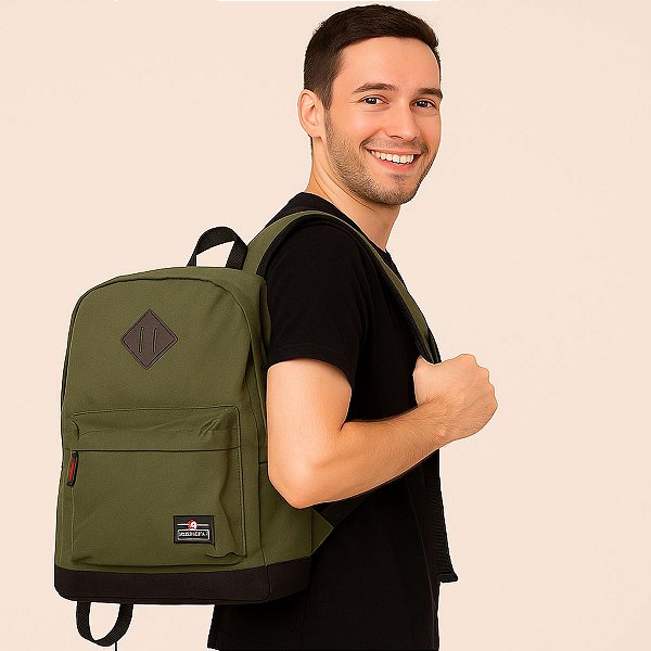 Mochila Republic VIX Masculina  Escolar  Trabalho ou Viagem Chenson