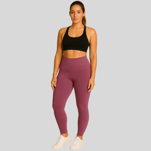 Calça Legging Selene Feminina Cós Alto Confortável para Treino e Dia a Dia