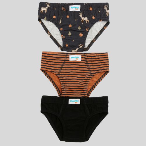 Kit 3 Cuecas Infantis Malwee Kids – Conforto e Estilo em Estampas Variadas