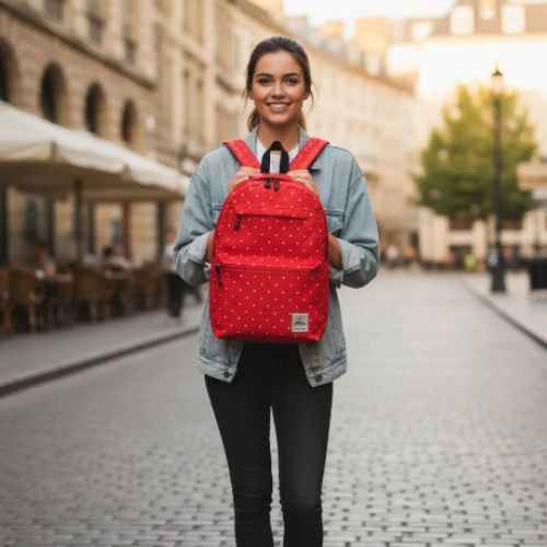 Mochila Casual Espaçosa com Poás