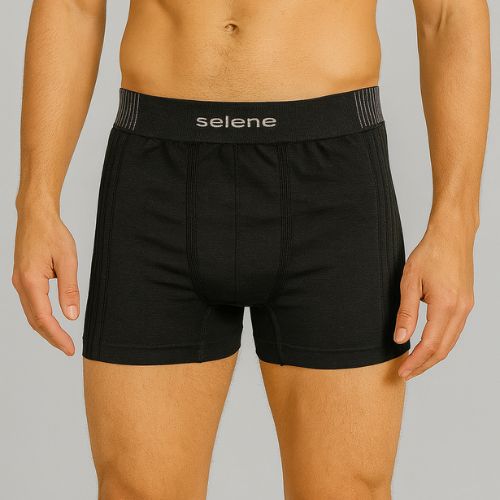 Cueca Boxer Selene Sem Costura Com Listras