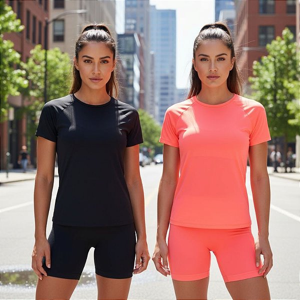 Camiseta Feminina Dry Fit Fitness – Leve, Respirável e de Secagem Rápida Selene