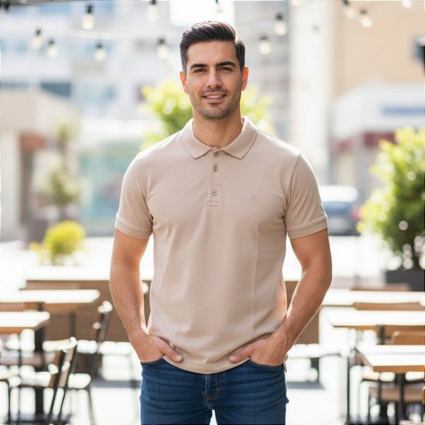 Camisa Polo Masculina Piquet EXCO - Cativa